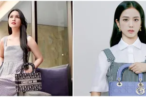 10 Momen seleb kembaran baju dengan idol Korea, Nagita curi perhatian