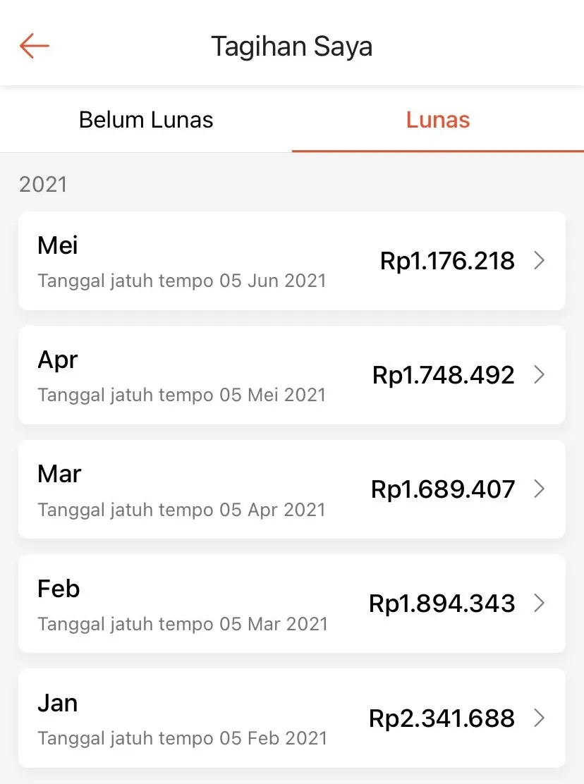 Potret tagihan fitur paylater © berbagai sumber Potret tagihan fitur paylater © berbagai sumber