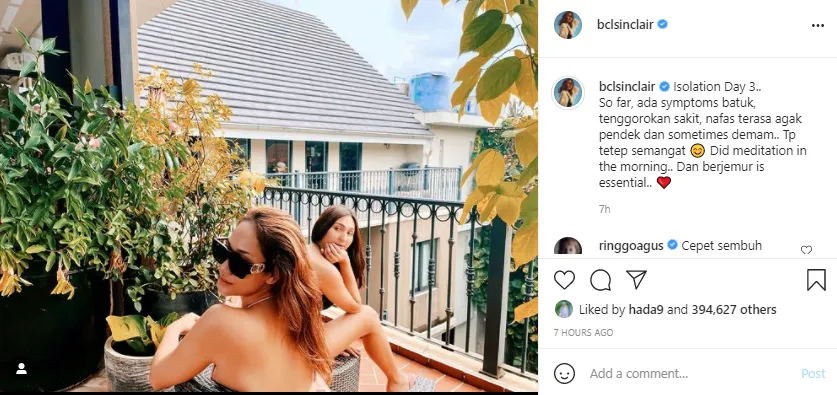 jawaban Bunga Citra Lestari atas tuduhan warganet Instagram jawaban Bunga Citra Lestari atas tuduhan warganet Instagram