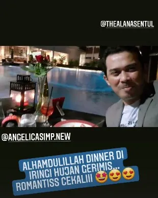 Momen perayaan anniversary pertama Angelica Simperler © berbagai sumber
