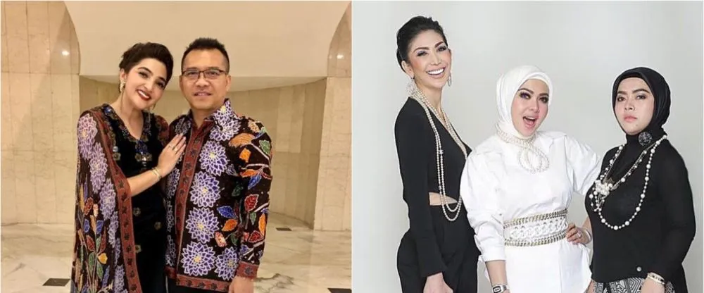 Beda gaya Syahrini dan Asyanty saat kondangan © 2021 brilio.net