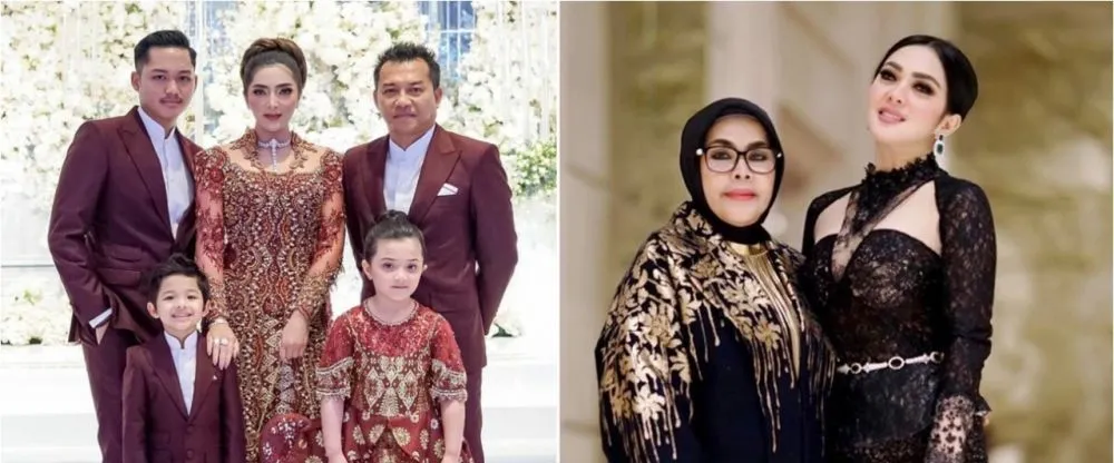 Beda gaya Syahrini dan Asyanty saat kondangan © 2021 brilio.net