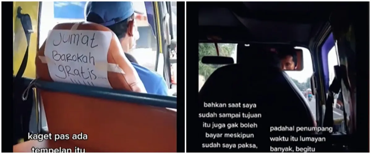 Sopir angkot ini gratiskan penumpang tiap Jumat, alasannya bikin haru