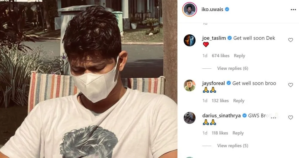 Iko Uwais terpapar Covid-19 © Instagram