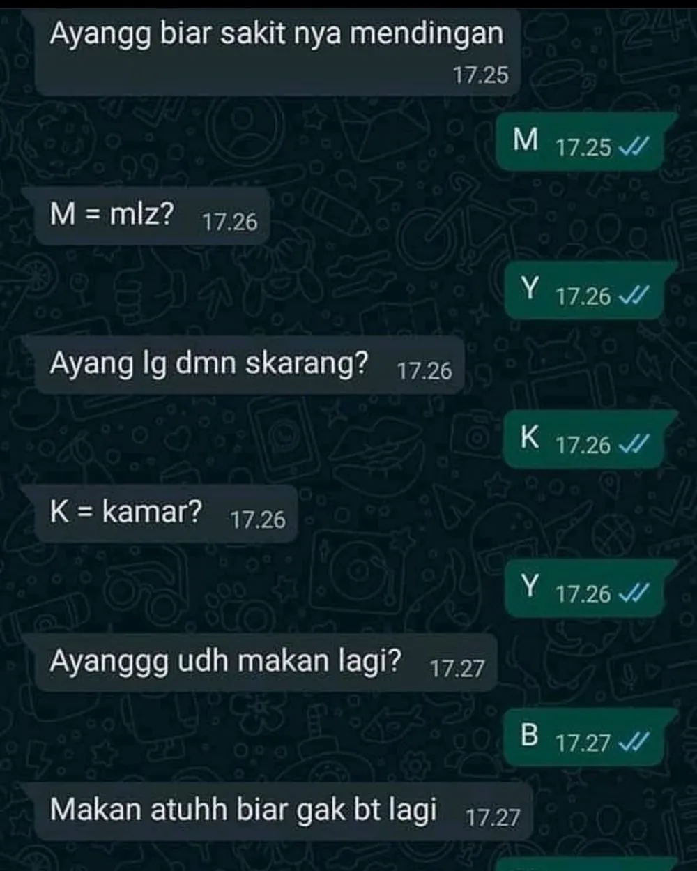 chat alasan dicuekin pacar © 2021 instagram.com