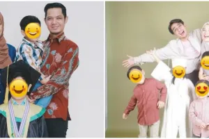 Potret 7 pesinetron rayakan kelulusan TK sang anak, penuh suka cita