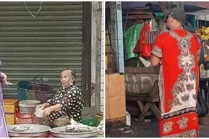 10 Momen lucu belanja di pasar ini bikin lihat dua kali