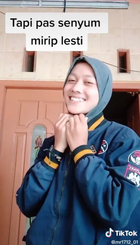 potret Adji mirip Leslar © TikTok