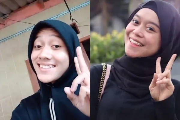 potret Adji mirip Leslar © TikTok