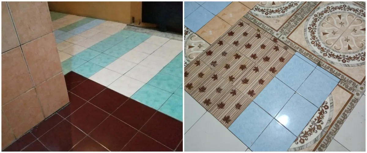 12 Potret lucu lantai keramik ini nyelenehnya bikin ikut dongkol