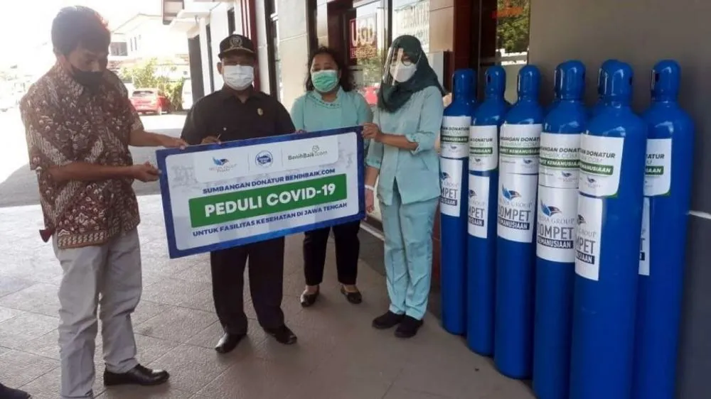 Benih Baik Donasi Oksigen © 2021 brilio.net Benih Baik Donasi Oksigen © 2021 brilio.net