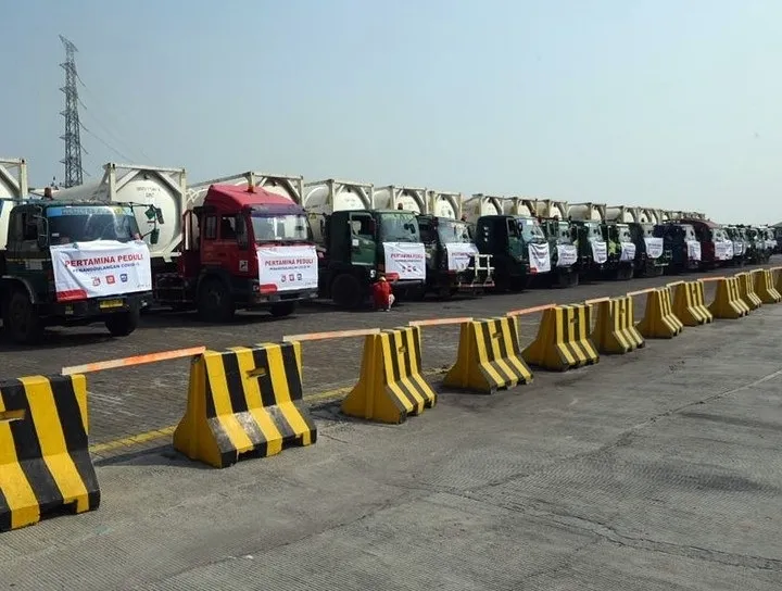 Bantuan oksigen Pertamina © 2021 brilio.net Bantuan oksigen Pertamina © 2021 brilio.net