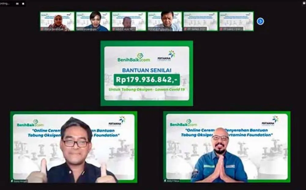 Bantuan oksigen Pertamina © 2021 brilio.net Bantuan oksigen Pertamina © 2021 brilio.net