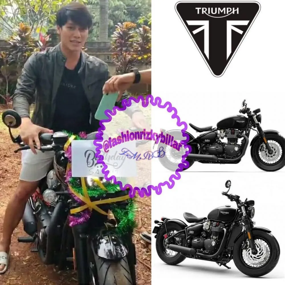 Penampakan moge milik Rizky Billar © 2021 brilio.net