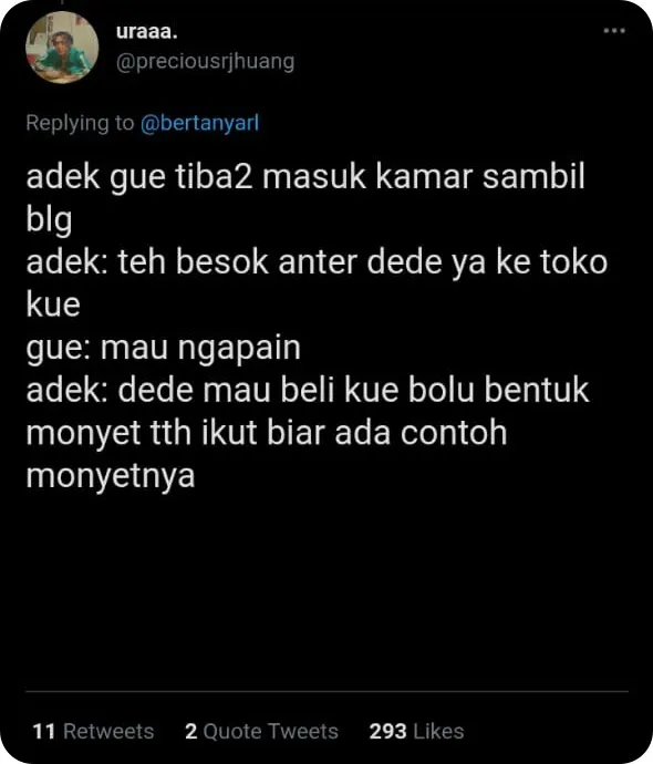 cuitan netizen soal celotehan adik 8 © Twitter cuitan netizen soal celotehan adik 8 © Twitter