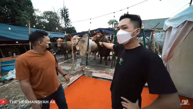 Azriel Hermansyah beli sapi © YouTube/The Hermansyah A6 Azriel Hermansyah beli sapi © YouTube/The Hermansyah A6