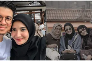 7 Potret kedekatan Zaskia Sungkar dan ibu mertua, penuh kehangatan