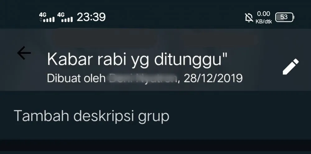 Nama grup chat pertemanan di WA © berbagai sumber