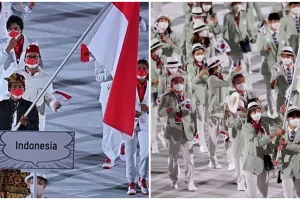 9 Potret kemeriahan pembukaan Olimpiade Tokyo 2020