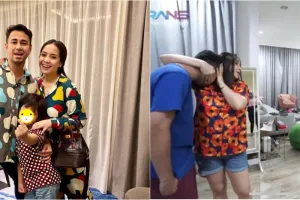 9 Momen Nagita Slavina beri kejutan lukisan untuk Raffi Ahmad