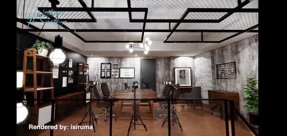 desain kantor Donna Agnesia dan Darius Sinathrya © 2021 brilio.net YouTube