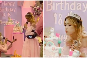 11 Potret Juyy Putri, seleb TikTok yang gelar pesta ultah di hotel
