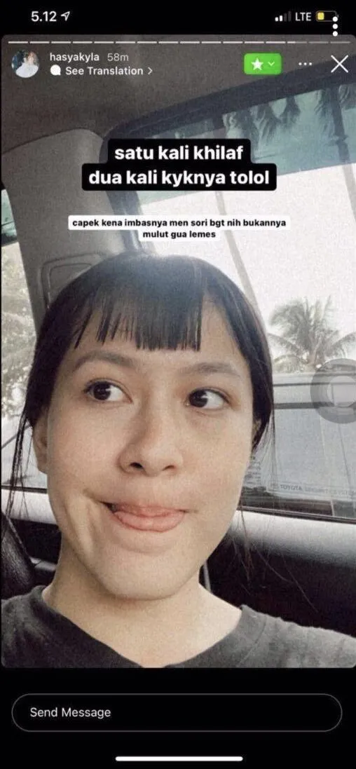 unggahan Kyla jadi sorotan © Twitter