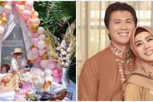 9 Potret perayaan ultah Syahrini ke-39, kado dari Reino super besar