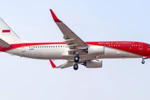 Pesawat kepresidenan dicat jadi merah putih, ini kata pihak Istana