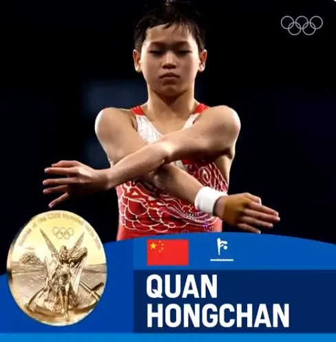 Quan Honchan raih medali emas © Istimewa Quan Honchan raih medali emas © Istimewa