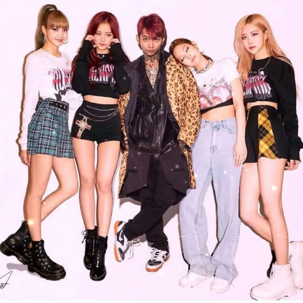 editan seleb pria bareng blackpink © Instagram editan seleb pria bareng blackpink © Instagram