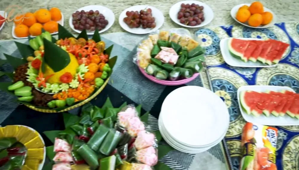 hidangan ulang tahun Lesty © YouTube hidangan ulang tahun Lesty © YouTube