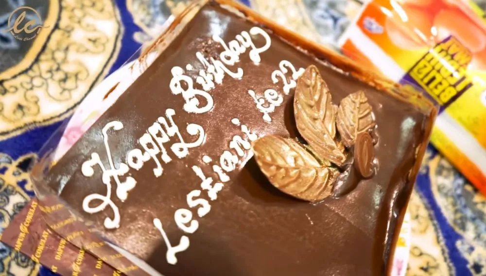 hidangan ulang tahun Lesty © YouTube hidangan ulang tahun Lesty © YouTube