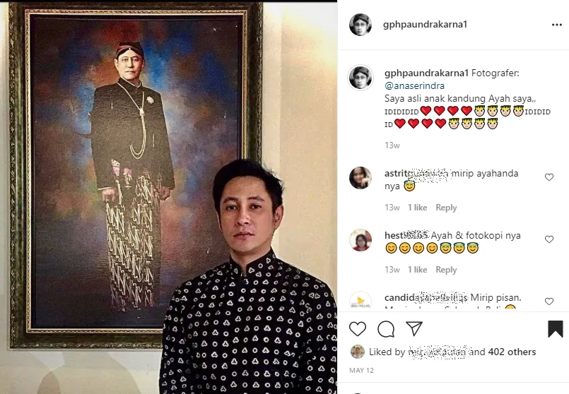 momen kenangan paundrakarna dan ayahnya © instagram momen kenangan paundrakarna dan ayahnya © instagram