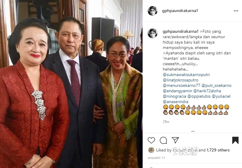 momen kenangan paundrakarna dan ayahnya © instagram momen kenangan paundrakarna dan ayahnya © instagram