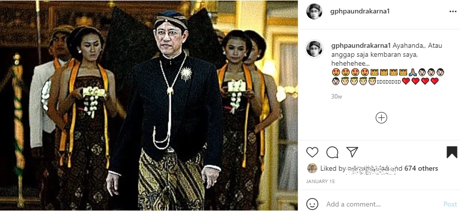 momen kenangan paundrakarna dan ayahnya © instagram momen kenangan paundrakarna dan ayahnya © instagram