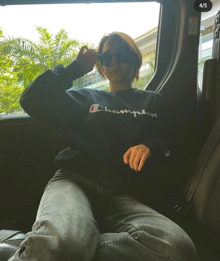 Gaya OOTD simple Sandrina Michelle Instagram/@sandrina_11