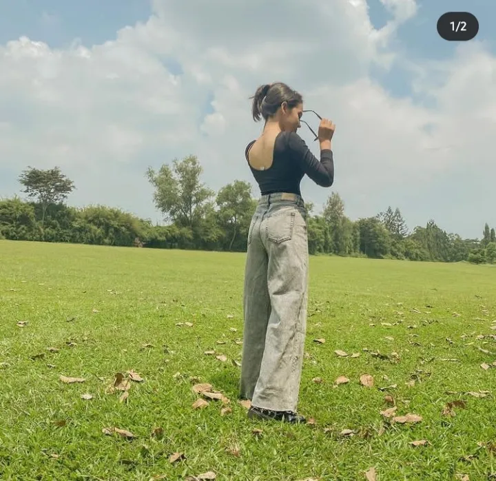 Gaya OOTD simple Sandrina Michelle Instagram/@sandrina_11