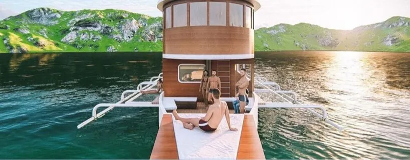 Penampakan kapal pinisi Awkarin © 2021 brilio.net Penampakan kapal pinisi Awkarin © 2021 brilio.net