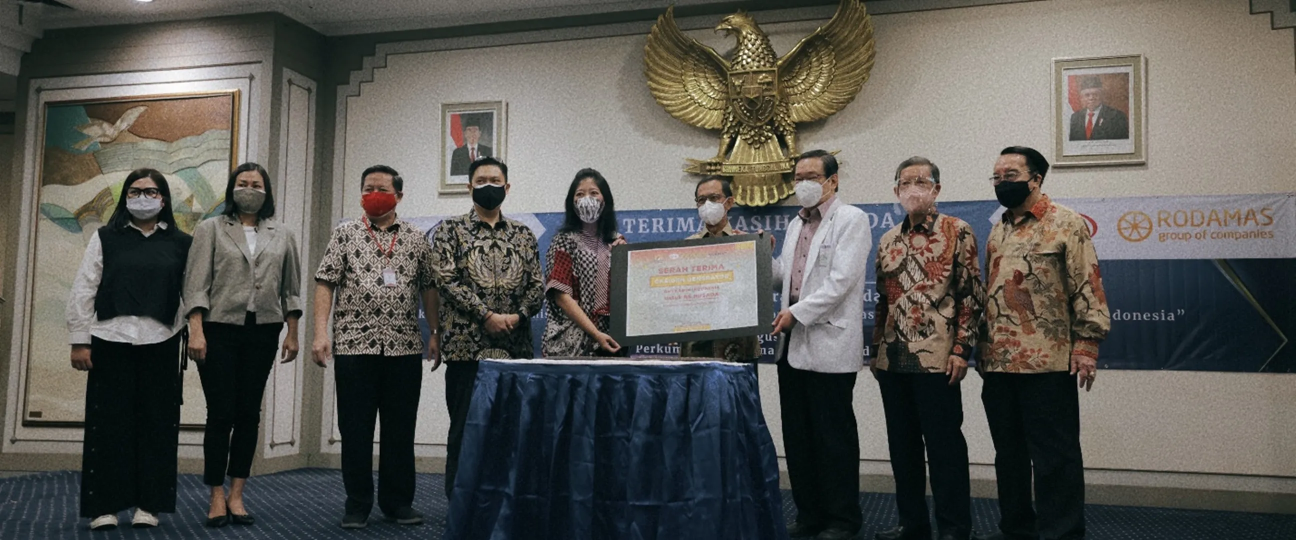 Dukung percepatan penanganan pandemi, Sasa donasi 17 generator oksigen