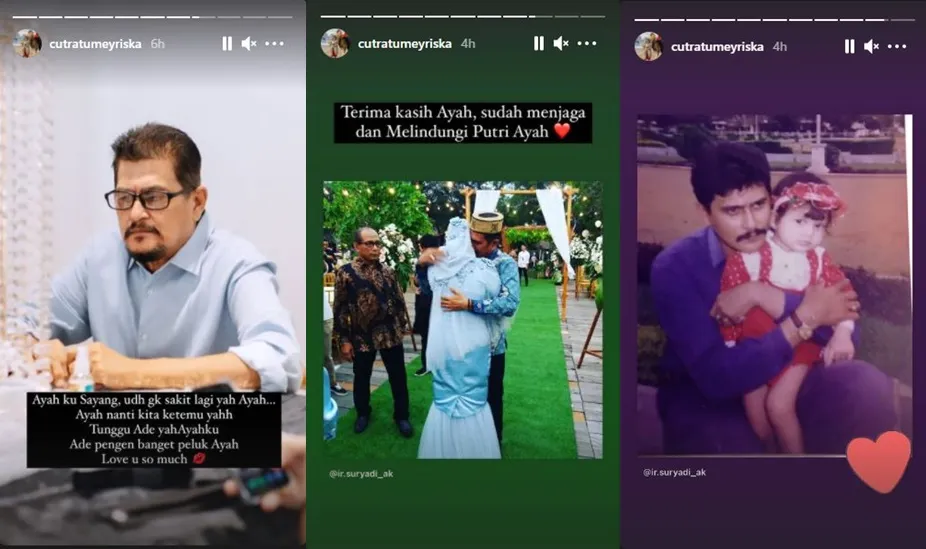 Ucapan duka Cut Meyriska untuk ayahnya © 2021 brilio.net Ucapan duka Cut Meyriska untuk ayahnya © 2021 brilio.net