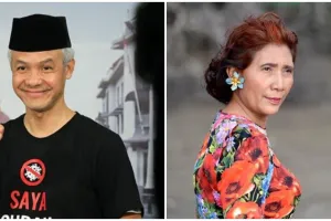Dipanggil nenek oleh Ganjar Pranowo, begini reaksi Susi Pudjiastuti