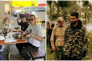 Momen Yellow Claw kulineran di Los Angeles, makan mi dan nasi padang