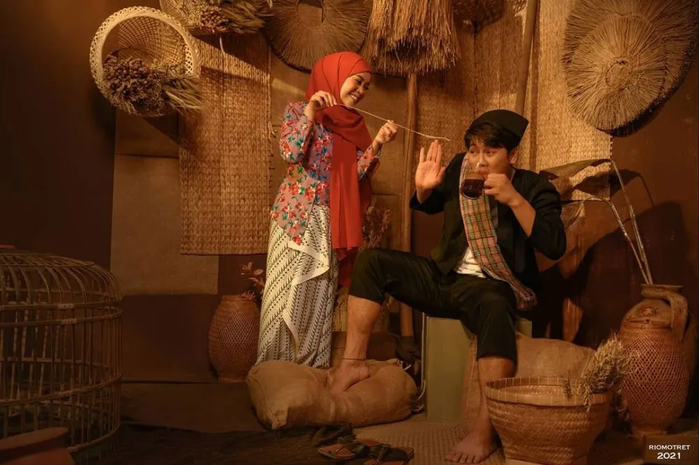 pemotretan Lesty Billar bertema Kabayan © 2021 brilio.net