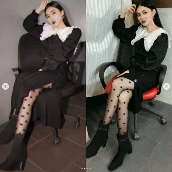 Rina Nose impersonate Isyana Sarasvati © Instagram/@rinanose16 Rina Nose impersonate Isyana Sarasvati © Instagram/@rinanose16