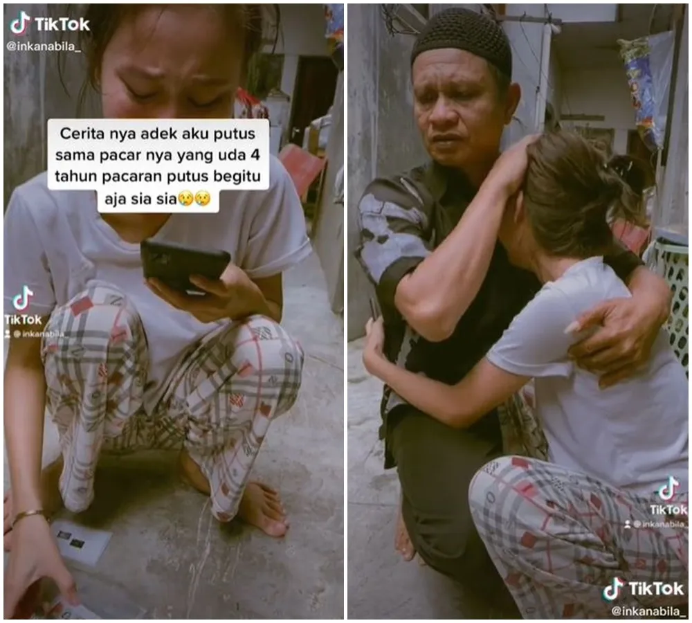 aksi ayah saat anak patah hati © 2021 TikTok aksi ayah saat anak patah hati © 2021 TikTok