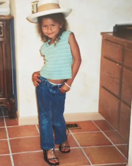 Potret masa kecil Zendaya Instagram/@zendaya Potret masa kecil Zendaya Instagram/@zendaya