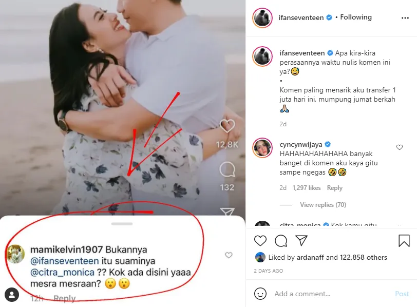 Ifan Seventeen dituduh selingkuh Instagram Ifan Seventeen dituduh selingkuh Instagram