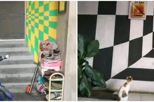 11 Potret lucu lukisan di tembok ini bikin kamu harus jeli