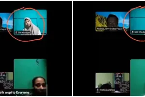 Ikuti kelas daring, mahasiswi ini tertidur pulas hingga terjatuh